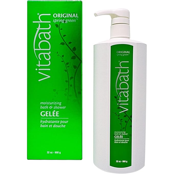 Vitabath Original Spring Green Bath & Shower Gelee Moisturizing Body Cleanser - Pine, Rosewood & Patchouli - Cruelty-Free, Gluten-Free, Paraben-Free - 32oz - Image 1